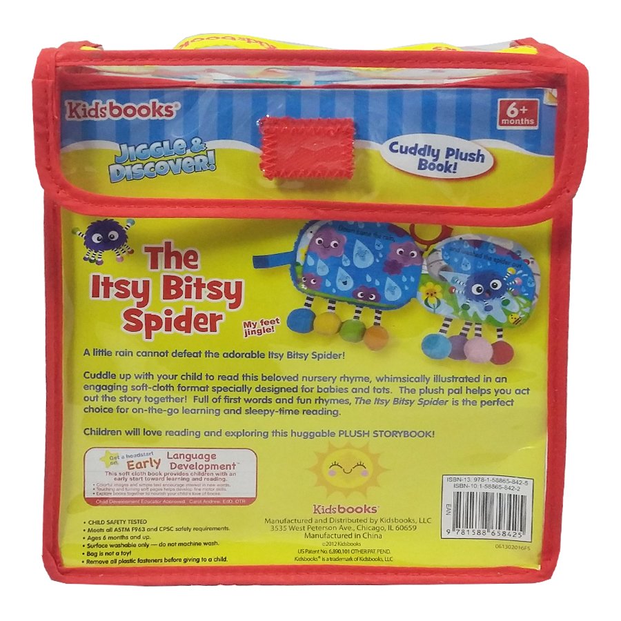Buy Plush Book - Kids Books - The Itsy Bitsy Spider in Pakistan | Clicknget