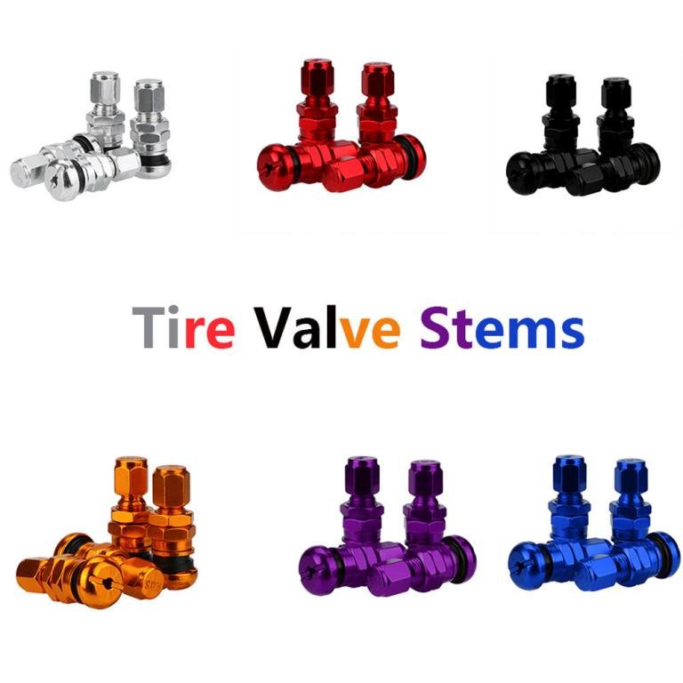 Aluminum-Car-Tubeless-Wheel-Tire-Valve-Stems-With-Dust-Caps