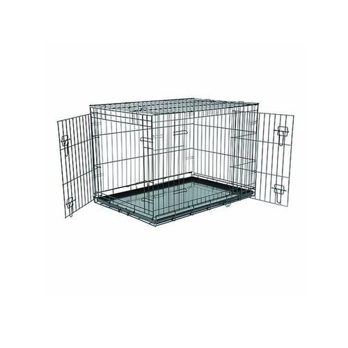 Metal-Cage-With-Metal-Tray-For-Dog-Training-Carrier