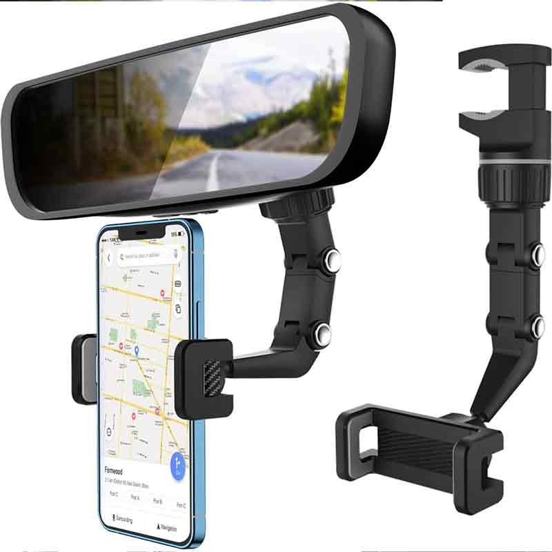 Buy 360 Car Multifunctional Rearview Mirror Phone Holder in