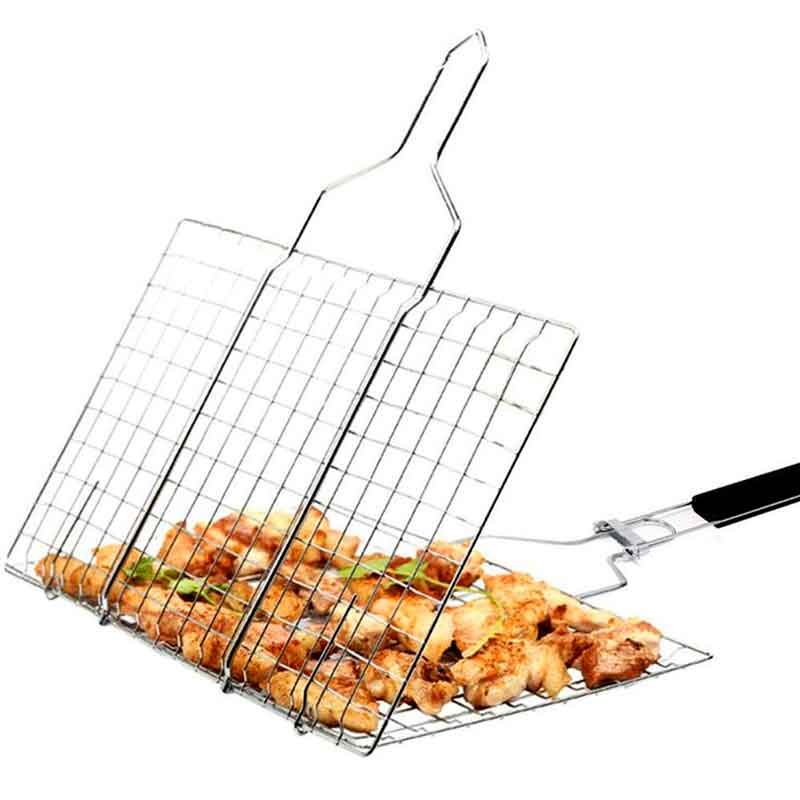 BBQ-Grill-Wire-Mesh-Chrome-Plated