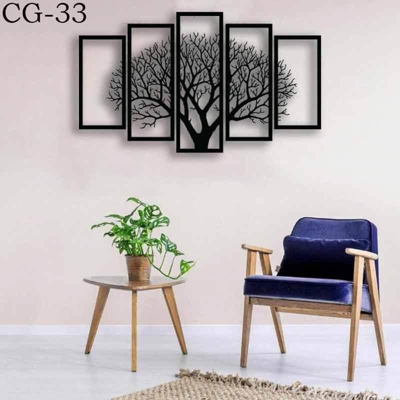 Wooden-Wall-Decoration-5Pcs-Splitter-Tree-CG-33