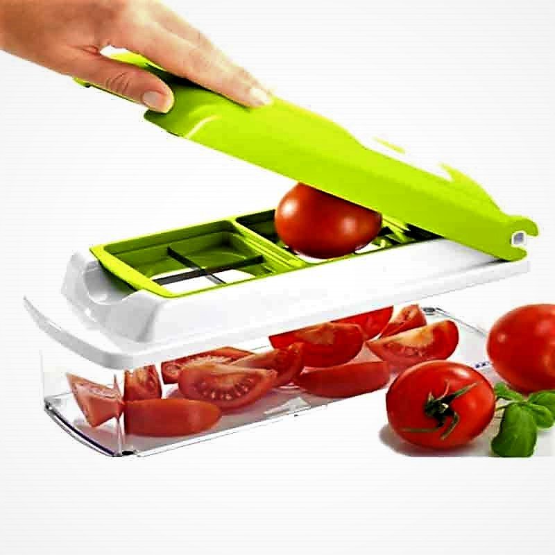 12 In 1 Nicer Dicer Plus Vegetable Fruit Peeler Dicer Cutter Chopper Nicer  - Sale price - Buy online in Pakistan 